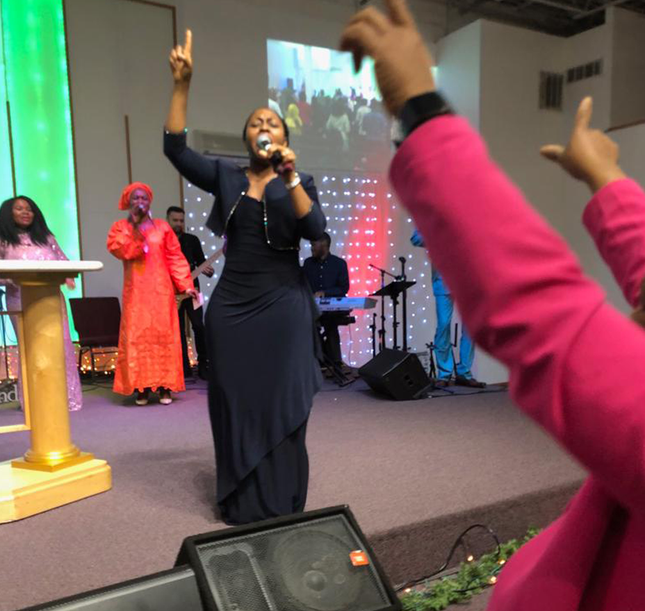 Dr. Peace Ige Ministering Live